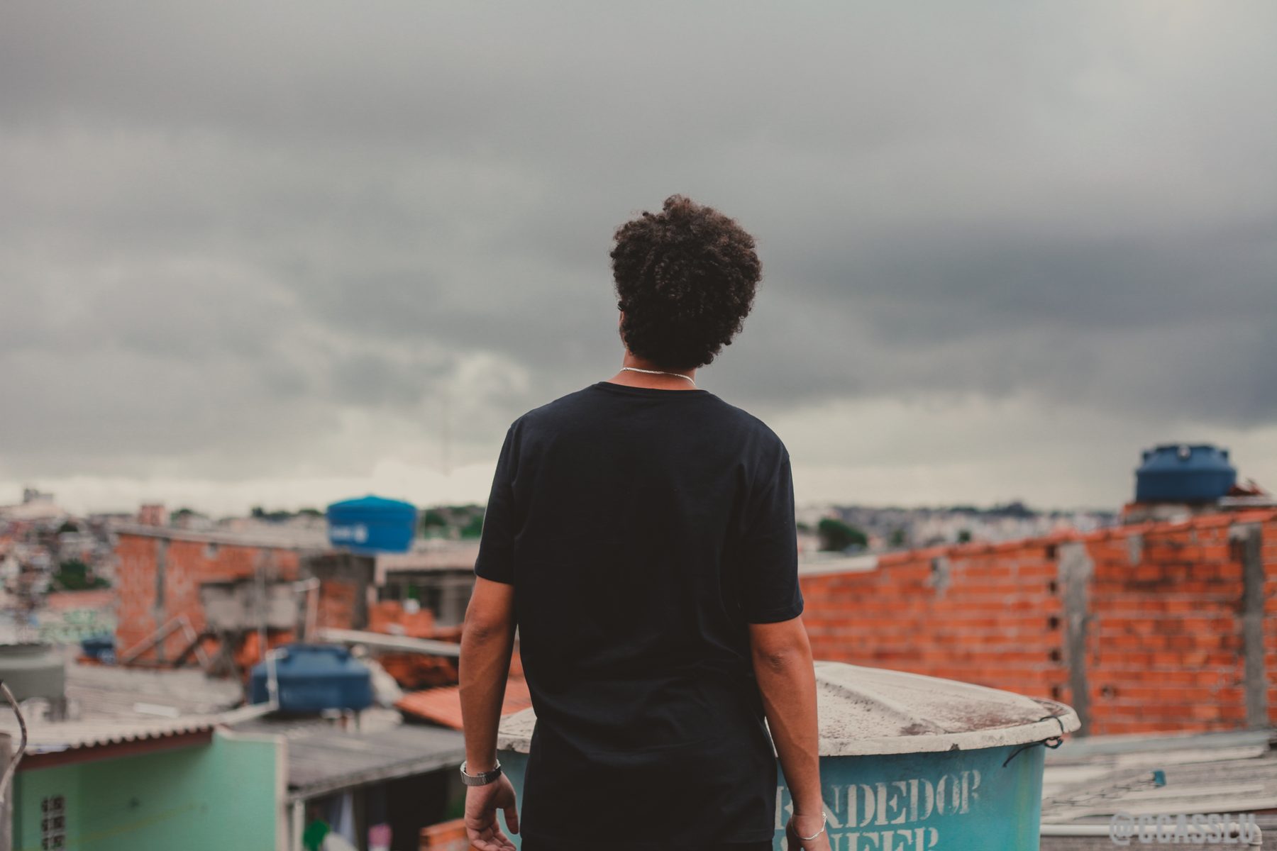 Alexandre Ribeiro looks over Diadema from above.